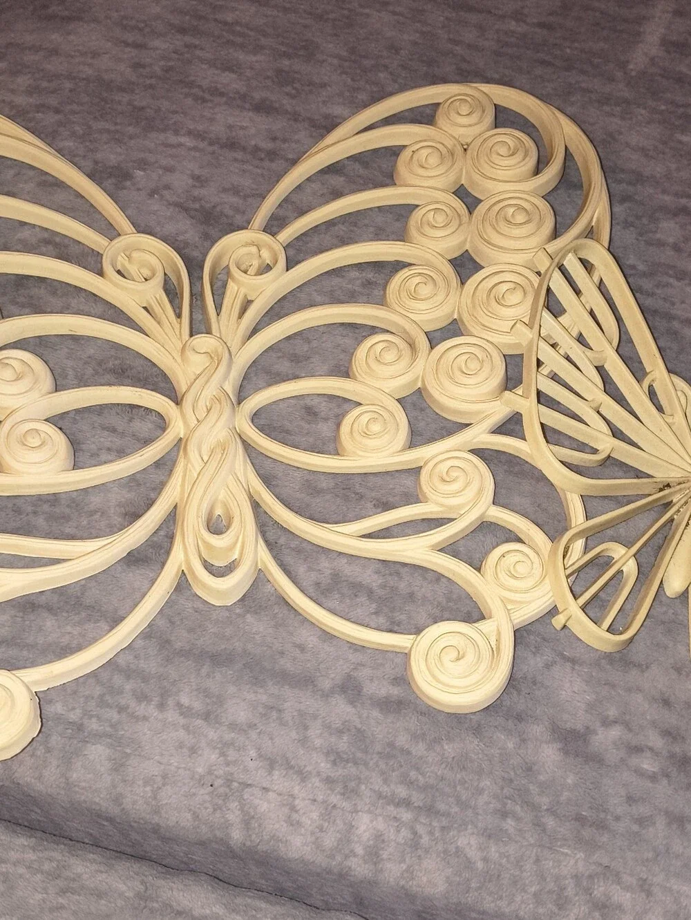 Handcrafted Cream Butterfly Wall Decor - Brand Home Interior